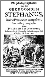 Johannes Beeltsnyder | Stephanus + Jerobeams zoon