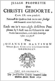 Johannes Martinus | Jesaiae Prophetie van Christi geboorte
