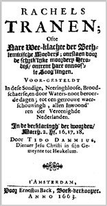 Tido Dammius | Rachels Tranen