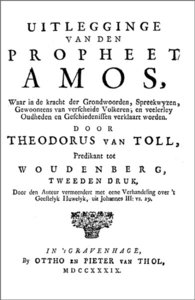 Uitlegginge van den propheet Amos