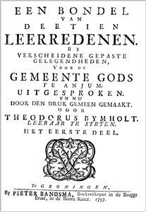 Theodorus Bymholt | Een Bondel van dertien Leerredenen