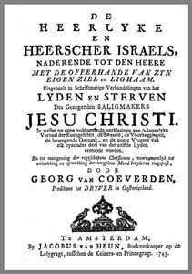 George van Coeverden | De Heerlyke en Heerscher Israels