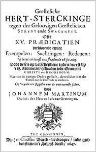 Johannes Martinus | Geestelicke Hert-sterckinge