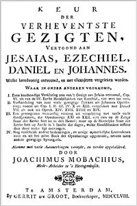 Joachim Mobachius | Keur der verhevenste gezigten