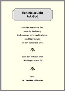 Jesaias Hillenius | Een zielszucht tot God
