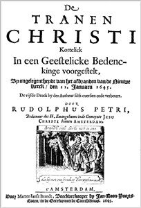 De tranen Christi - Rudolphus Petri