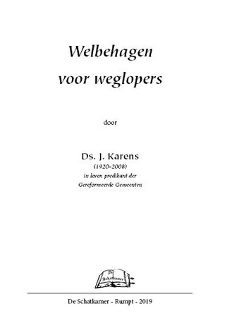 Welbehagen voor weglopers | ds. J. Karens