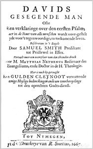 Samuel Smith | Davids gesegende man + Gulden Cleynoot
