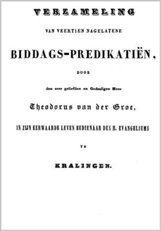 Veertien biddagpreken | Theodorus van der Groe