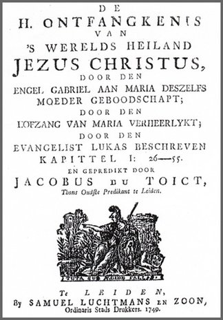 De H. Ontfangkenis van Jezus Christus