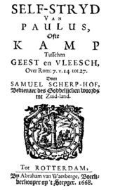 Self-Stryd van Paulus ofte Kamp tusschen Geest en Vleesch